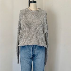 NWOT brandy Melville grey Bronx sweater
